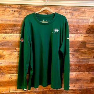 NEW YORK JETS NIKE DRI-FIT ONFIELD LONG SLEEVE